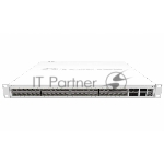 Коммутатор MikroTik CRS354-48G-4S+2Q+RM, 48×1 Гбит/с + 4×10 Гбит/с SFP+ + 2×40 Гбит/с QSFP+, управляемый