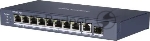 Коммутатор Hikvision DS-3E0510HP-E, 8×1 Гбит/с PoE+ + 1×1 Гбит/с SFP, неуправляемый