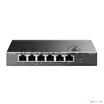 Коммутатор TP-Link TL-SF1006P, 4×100 Мбит/с PoE+ + 2×100 Мбит/с Uplink, неуправляемый