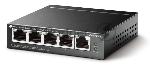 Коммутатор TP-Link TL-SG1005LP, 4×1 Гбит/с PoE+ + 1×1 Гбит/с Uplink, неуправляемый
