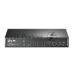 Коммутатор 9-port 10/100Mbps unmanaged switch with 8 PoE+ ports, compliant with 802.3af/at PoE, 65W PoE budget, support 250m Extend Mode, Priority mode and Isolation mode, desktop mount, plug and play.