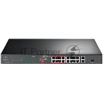 Коммутатор TP-Link 16-port 10/100Mbps + 2-port Gigabit unmanaged switch with 16 PoE+ ports, compliant with 802.3af/at PoE, 150W PoE budget,  support 250m Extend Mode, priority mode and Isolation mode, rackmount, plug and play.
