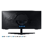 Монитор 34" Samsung Odyssey G5 C34G55TWWI VA 3440x1440, 165 Гц, 1 мс, 21:9, 250 кд/м2, 1xHDMI, 1xDP, изогнутый, черный