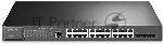 Коммутатор JetStream SG3428MP 28-port Gigabit L2+ Managed Switch with 24-port PoE+, PoE budget up to 384W, support SDN