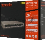 Коммутатор Tenda TEF1110P-8-102W 8PORT 100M 8POE