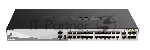 Коммутатор D-Link DGS-3130-30TS/B1A, 24×1 Гбит/с + 2×10 Гбит/с Base-T + 4×10 Гбит/с SFP+, управляемый