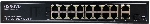 Коммутатор OSNOVO SW-61621(300W), 16×100 Мбит/с PoE + 2×1 Гбит/с + 1×1 Гбит/с SFP, неуправляемый