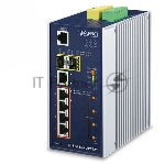 Коммутатор PLANET IGS-5225-4UP1T2S, 4×1 Гбит/с PoE++ + 1×1 Гбит/с + 2×2.5 Гбит/с SFP, управляемый