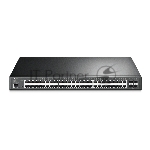 Коммутатор 48-port Gigabit PoE+ L2+ switch, 48 802.3af/at PoE+ ports, 4 Gb SFP slots, 1 RJ-45 + 1Micro-USB console ports, 348W PoE budget
