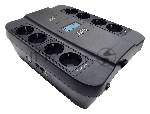 Источник бесперебойного питания Powercom Back-UPS SPIDER, Line-Interactive, LCD, AVR, 550VA/330W, Schuko, USB, черный (1456259)