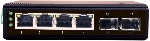 Коммутатор OSNOVO SW-80402/I, 4×1 Гбит/с PoE + 2×1 Гбит/с SFP, управляемый