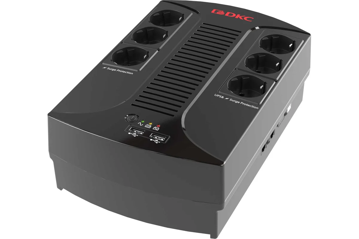 Источник бесперебойного питания DKC INFOPDU600 / 600 ВА / 360 Вт / 6 x CEE 7 (евророзетка)