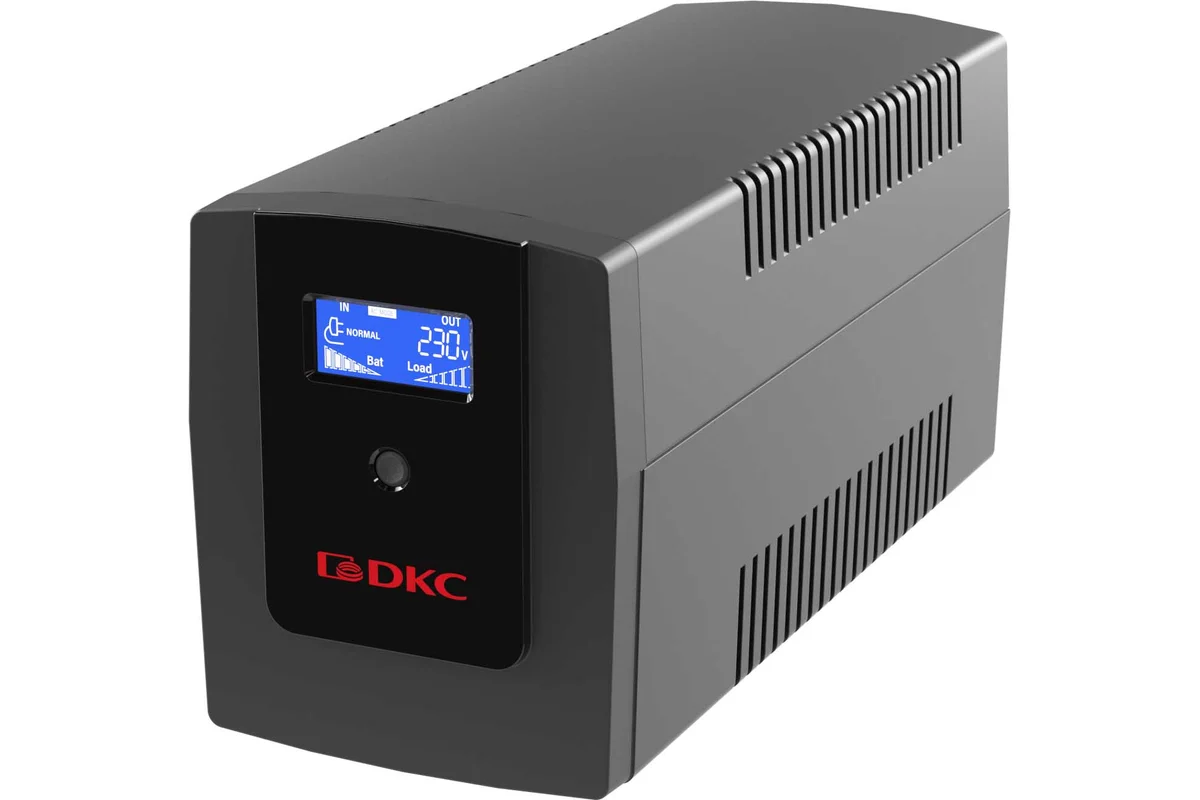 Источник бесперебойного питания DKC INFOLCD1500S / 1500 ВА / 900 Вт / 3 x IEC 320 C13 (компьютерный)