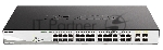 Коммутатор D-Link DGS-1210-28MP/F3A, 24×1 Гбит/с + 4×1 Гбит/с Combo, настраиваемый