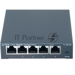 Коммутатор настольный TP-Link TL-SG105S 5-портовый 10/100/1000 Мбит/с