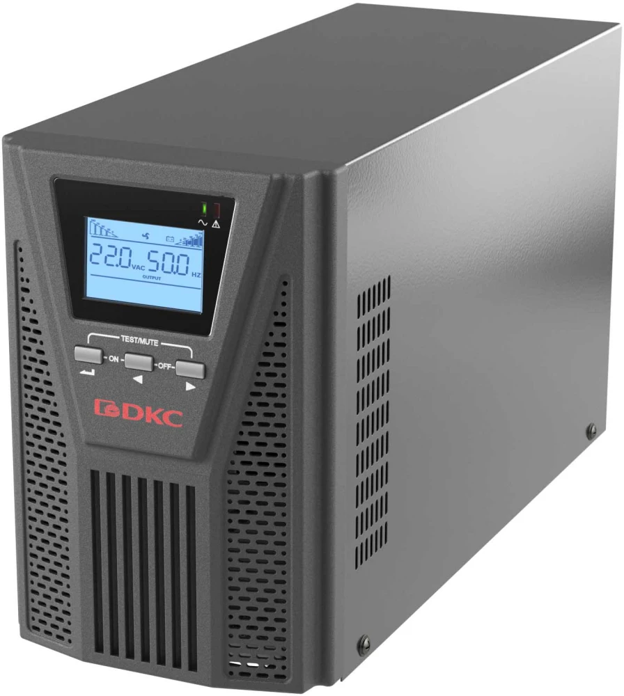 Источник бесперебойного питания DKC SMALLT1A10S / 1000ВА / 900Вт / 2 x CEE 7 (евророзетка)