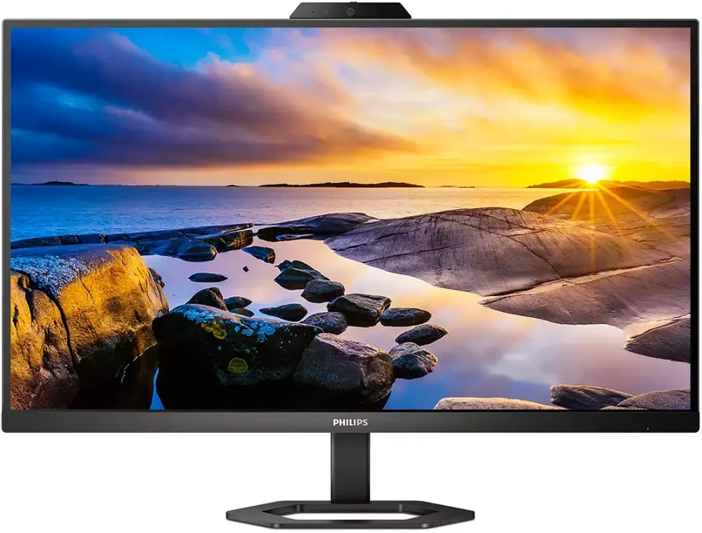 Монитор 27" Philips 27E1N5600HE IPS 2560x1440, 75 Гц, 1 мс, 16:9, 300 кд/м², HDMI 1.4, DP 1.2, USB-C, 3xUSB 3.0, 3.5 Jack, динамики (2x3 Вт), FreeSync, регулировка по высоте, черный