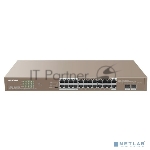 Коммутатор IP-COM G1126P-24-410W, 24×1 Гбит/с PoE+ + 2×1 Гбит/с SFP (Combo), неуправляемый