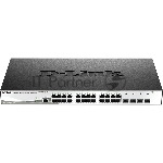 Коммутатор D-Link DGS-1210-28X/ME/B1B Управляемый 2 уровня с 24 портами 10/100/1000Base-T и 4 портами 10GBase-X SFP+
