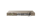 Коммутатор Tenda TEF1126P-24-250W, 24×100 Мбит/с PoE + 2×1 Гбит/с Uplink + 1×1 Гбит/с SFP Combo, неуправляемый