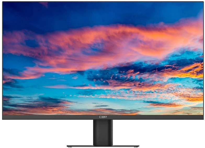 Монитор 27" CBR MF-2702 IPS 1920x1080, 75 Гц, 5 мс, 16:9, 250 кд/м², 1xHDMI, 1xDisplayPort, VGA, Flicker Free, Low Blue Light, черный