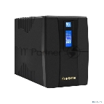 Источник бесперебойного питания ExeGate Power Smart ULB-1000.LCD.AVR.4C13.RJ.USB 1000VA/550W, LCD, AVR, 4*C13, RJ45/11,USB, черный