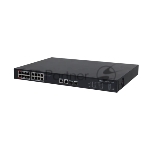 Коммутатор Dahua DH-PFS3220-16GT-240, 16×1 Гбит/с + 2×1 Гбит/с SFP, неуправляемый