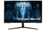 Монитор 32" Samsung Odyssey Neo G8 S32BG852NI VA 3840x2160, 240 Гц, 1 мс, 16:9, 350 кд/м2, 2хHDMI, 1хDP, изогнутый 1000R, черный