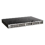 Коммутатор D-Link DGS-3130-54TS/B1A, 48×1 Гбит/с + 2×10 Гбит/с Base-T + 4×10 Гбит/с SFP+, управляемый