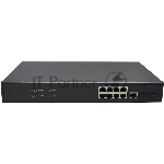 Коммутатор OSNOVO SW-70802/L2, 8×1 Гбит/с + 2×1 Гбит/с SFP, управляемый