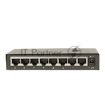 Коммутатор OSNOVO SW-70800, 8×1 Гбит/с, неуправляемый