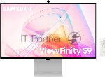 Монитор 27" Samsung ViewFinity S9 S27C902PAI IPS 5120x2880, 60 Гц, 5 мс, 16:9, 600 кд/м2, Thunderbolt, mini DP, 3xUSB 3.0, серебристый