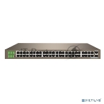 Коммутатор IP-COM G1050F, 48×1 Гбит/с + 2×1 Гбит/с SFP, неуправляемый