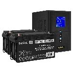 Комплект Источник бесперебойного питания EX295987RUS + батарея 65Aч EX282980RUS 2шт (инвертор, синус, для котла) ExeGate SineTower SZ-1000.LCD.AVR.2SH.1C13.USB 1000VA/800W, чистый синусоида, LCD дисплей, AVR, 2*Schuko+1*C13, USB, линейно-интерактивный, черный + батарея ExeGate DT 1265 (12В, 65Ач) 2шт
