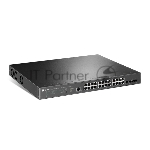 Коммутатор управляемый TP-Link TL-SG3428XPP-M2 JetStream уровня 2+ с 24 портами 2,5 Gbит/с (8 портов PoE++, 16 портов PoE+) и 4 портами SFP+ 10 Gbит/с