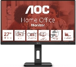 Монитор 27" AOC 27E3QAF IPS 1920x1080, 75 Гц, 4 мс, 16:9, 300 кд/м², HDMI 1.4, DP, VGA, 3.5 Jack, динамики (2x2 Вт), черный