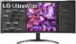 Монитор 34" LG 34WQ60C-B IPS 3440x1440, 60 Гц, 5 мс, 21:9, 300 кд/м2, 2xHDMI, 1хDP, изогнутый, черный