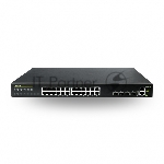 Коммутатор Yunke L3 full 2.5G + 10G PoE Switch (24x 100M/1000M/2.5GBase-T + 4x10GbE (SFP+) + 2x40G QSFP), the first 8 ports support 60W PoE, other 16 ports support 30W PoE, redundant AC power, default with one AC power, 802.3af/at/bt, UPoE supported, 530W PoE Power (one AC power) or 1000W PoE power(two AC power)