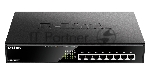 Коммутатор D-Link DL-DGS-1008MP/B1A, 8×1 Гбит/с, неуправляемый