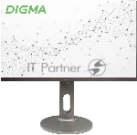 Монитор 27" Digma Progress 27P705Q IPS 2560x1440, 75 Гц, 5 мс, 16:9, 300 кд/м², 2xHDMI, DisplayPort, FreeSync, Flicker Free, Low Blue Light, черный/серебристый