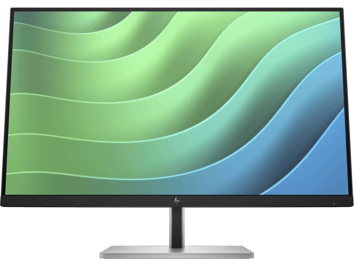 Монитор 27" HP E27 G5 IPS 1920x1080, 75 Гц, 5 мс, 16:9, 300 кд/м², HDMI, DisplayPort, USB-концентратор, Flicker Free, Low Blue Light, трехсторонний безрамочный дизайн, поворот на 90 градусов, регулировка по высоте, черный