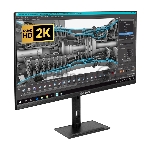 Монитор 27" ExeGate ES2707TA IPS 2560x1440, 75 Гц, 1 мс, 16:9, 250 кд/м2, 1xHDMI, 1хDP, 1x3.5 мм, черный