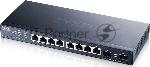 Коммутатор Zyxel NebulaFlex XMG1915-10E, 8х2.5 Гбит/сек, 2х10 Гбит/сек, управляемый