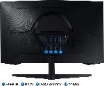Монитор 27" Samsung Odyssey G5 G55C VA 2560x1440, 165 Гц, 1 мс, 16:9, 300 кд/м², HDMI, DisplayPort, изогнутый экран, HDR, Flicker Free, Low Blue Light, черный