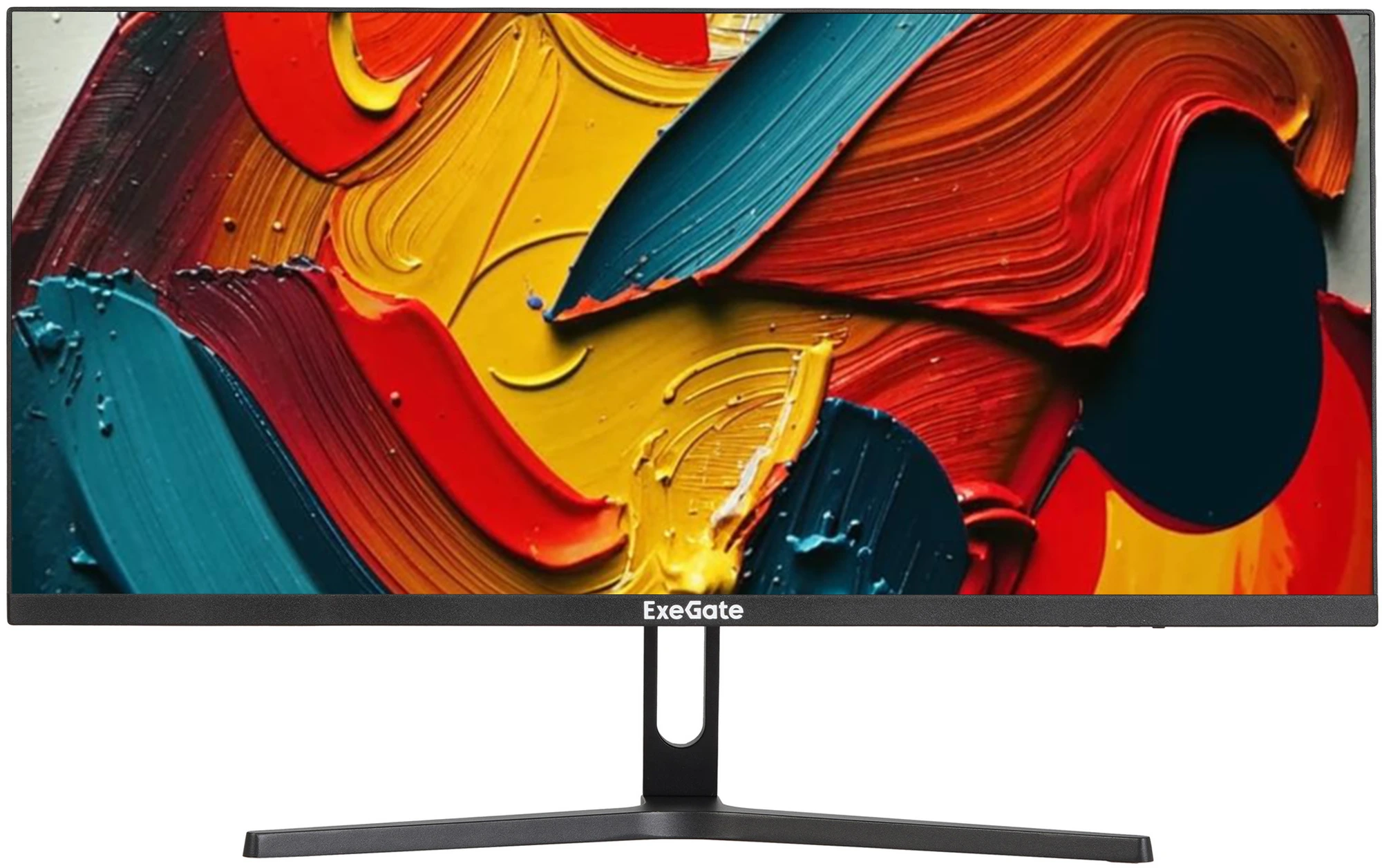 Монитор 29" ExeGate SmartView ES1500 IPS 2560x1080, 75 Гц, 1 мс, 21:9, 300 кд/м², 1xHDMI, 1xDisplayPort, трехсторонний безрамочный дизайн, Flicker Free, Low Blue Light, черный
