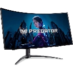 Монитор 34" Acer Predator X34Xbmiiphuzx OLED 3440x1440, 240 Гц, 0.03 мс, 21:9, 275 кд/м2, 2xHDMI, 1хDP, USB-C, 2хUSB изогнутый, черный