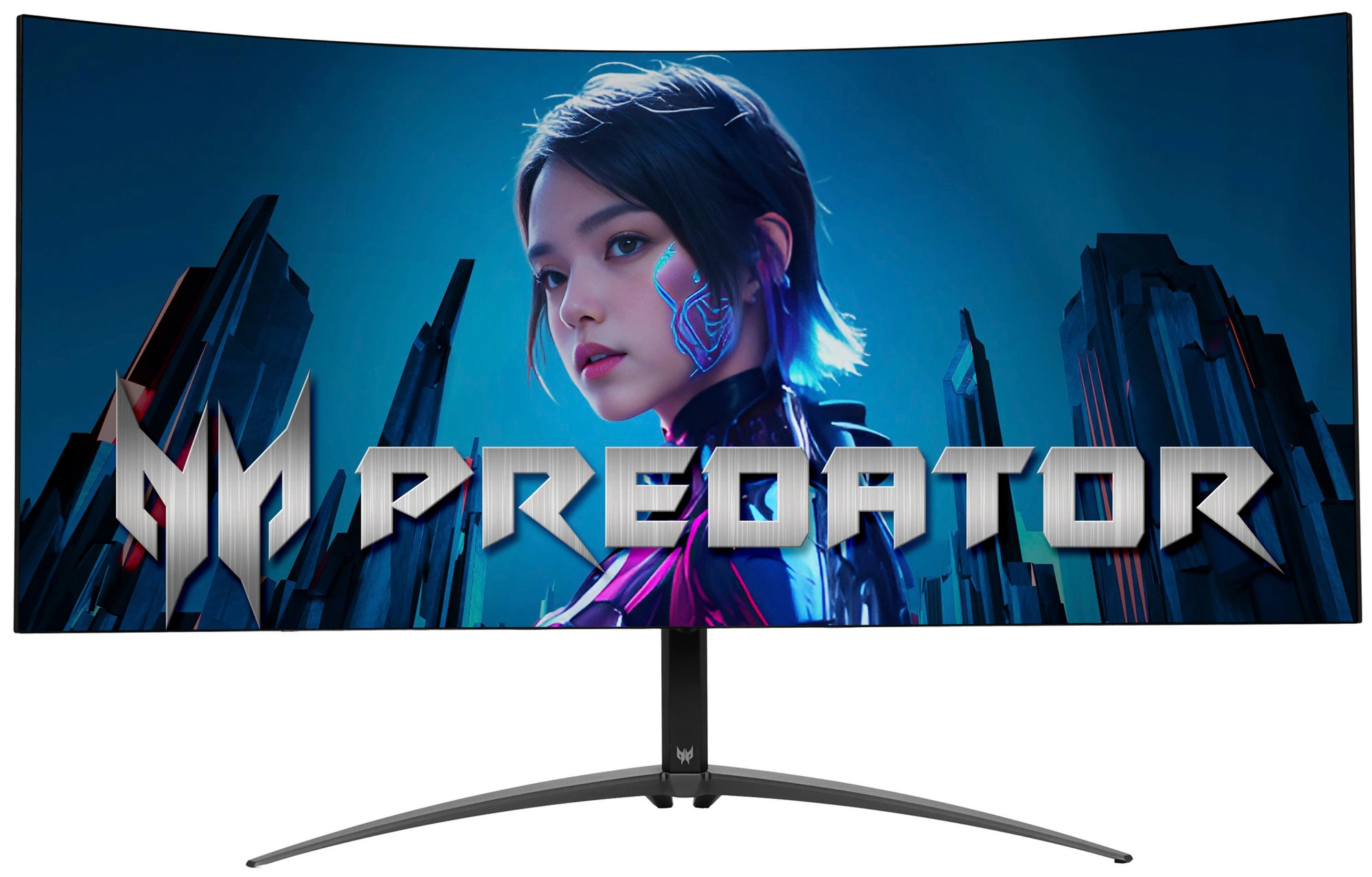 Монитор 44.5" Acer Predator X45bmiiphuzx OLED 3440x1440, 240 Гц, 0.3 мс, 21:9, 1000 кд/м2, 1xDP, 2xHDMI, 1xUSB-C, изогнутый, черный