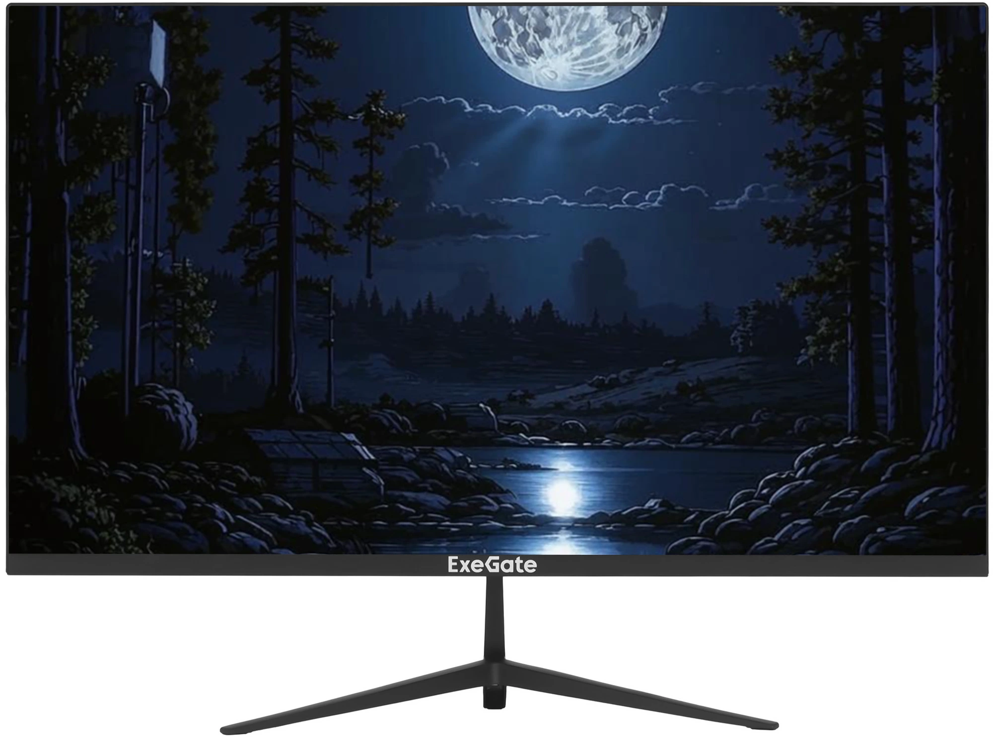 Монитор 27" ExeGate EF2707C Combat IPS 1920x1080, 165 Гц, 1 мс, 16:9, 300 кд/м², 1xHDMI, 1xDisplayPort, трехсторонний безрамочный дизайн, Flicker Free, Low Blue Light, черный