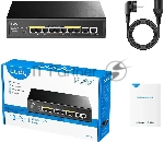 Коммутатор Cudy GS1010PE, 10×1 Гбит/с