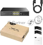 Коммутатор Cudy GS2008PS2, 8×1 Гбит/с, 2×1 Гбит/с SFP
